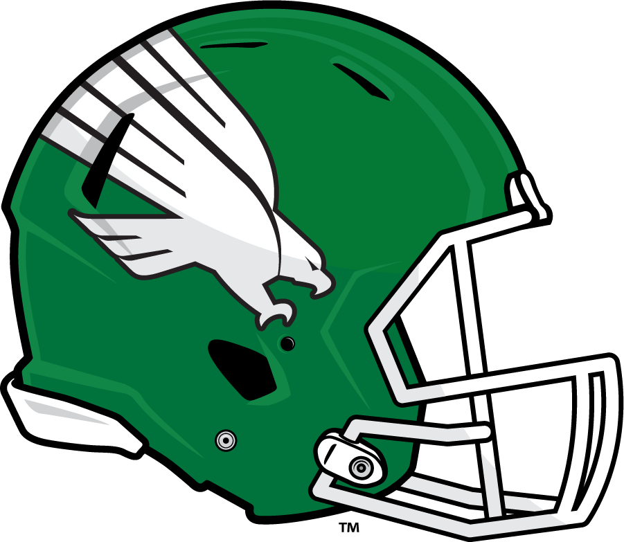 North Texas Mean Green 2014-2016 Helmet diy iron on heat transfer